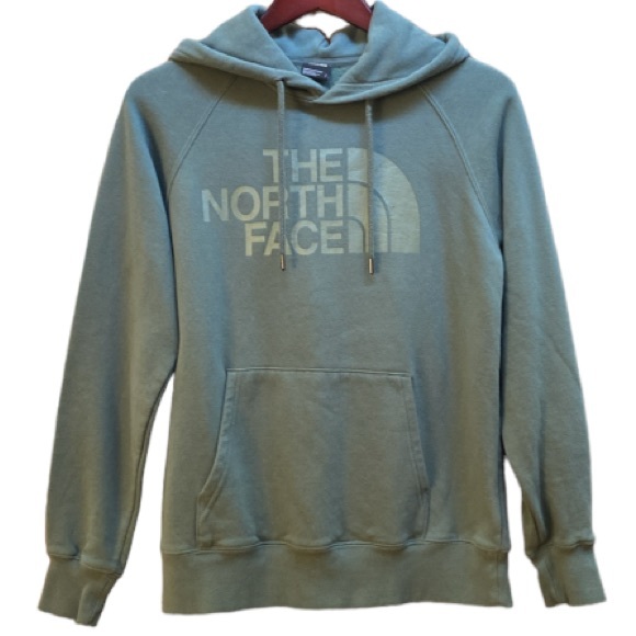 North face Womens pullover hoodie sweatshirt fleeced-lined Size Sm kangaroo pckt - Picture 6 of 13